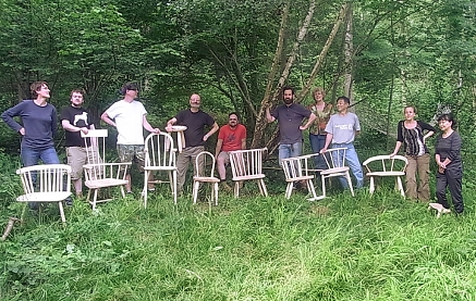 ボッジング ミラノプロジェクト（生木からの椅子制作）2012 参加