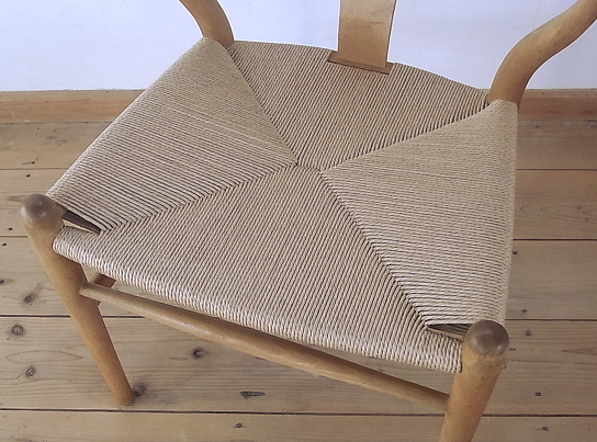 Yチェア（CARL HANSEN & SON / CH24）ペーパーコード張替サンプル