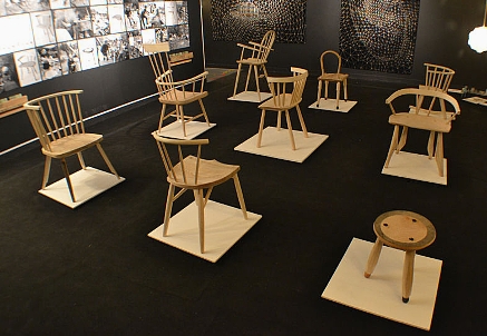 ロンドンデザインフェスティバルに出品した家具制作鯛工房の椅子